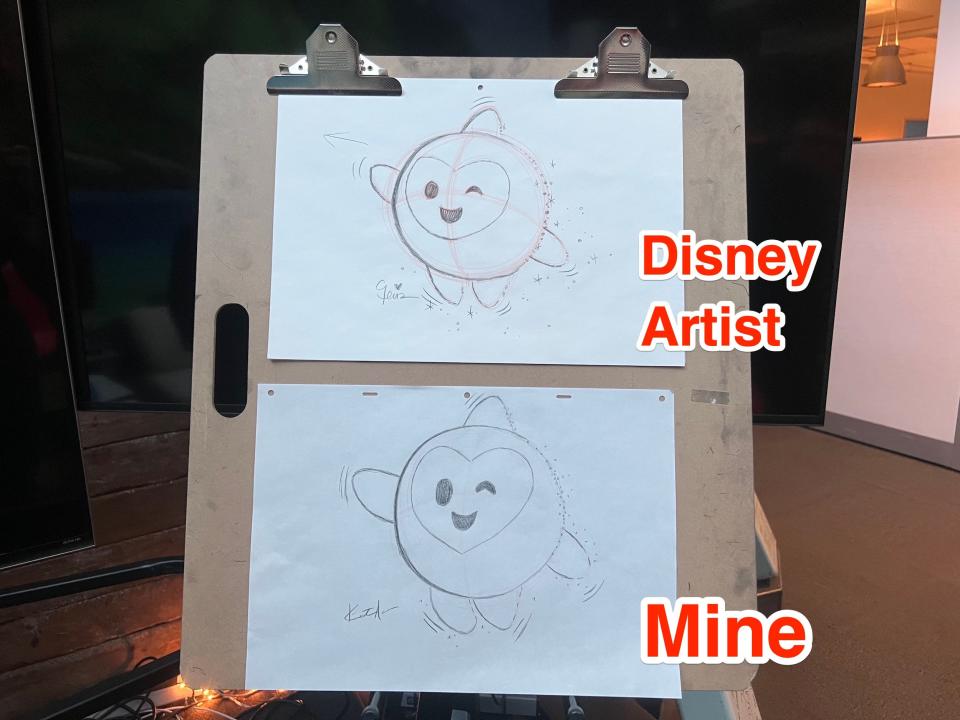 Disney artist Star sketch vs Kirsten Acuna