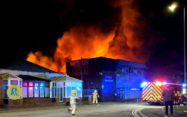 Police, fire and ambulance services are in attendance at a major incident after an explosion on an industrial estate. A fire broke out on Treforest Industrial Estate, Rhondda Cynon Taf, in the early evening on Wednesday, December 13