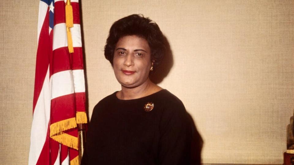 New York, Close-ups of Mrs Constance Baker Motley, former Manhattan Borough president, who was recently named by President Johnson to fill a vacancy on the Federal District Court in New York City. (Photo: Getty Images)