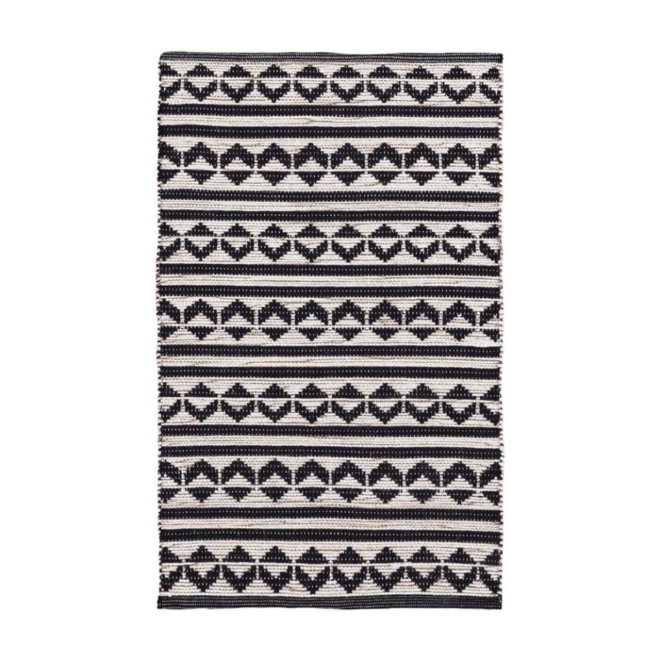 Project 62 Black Geometric Woven Accent Rug