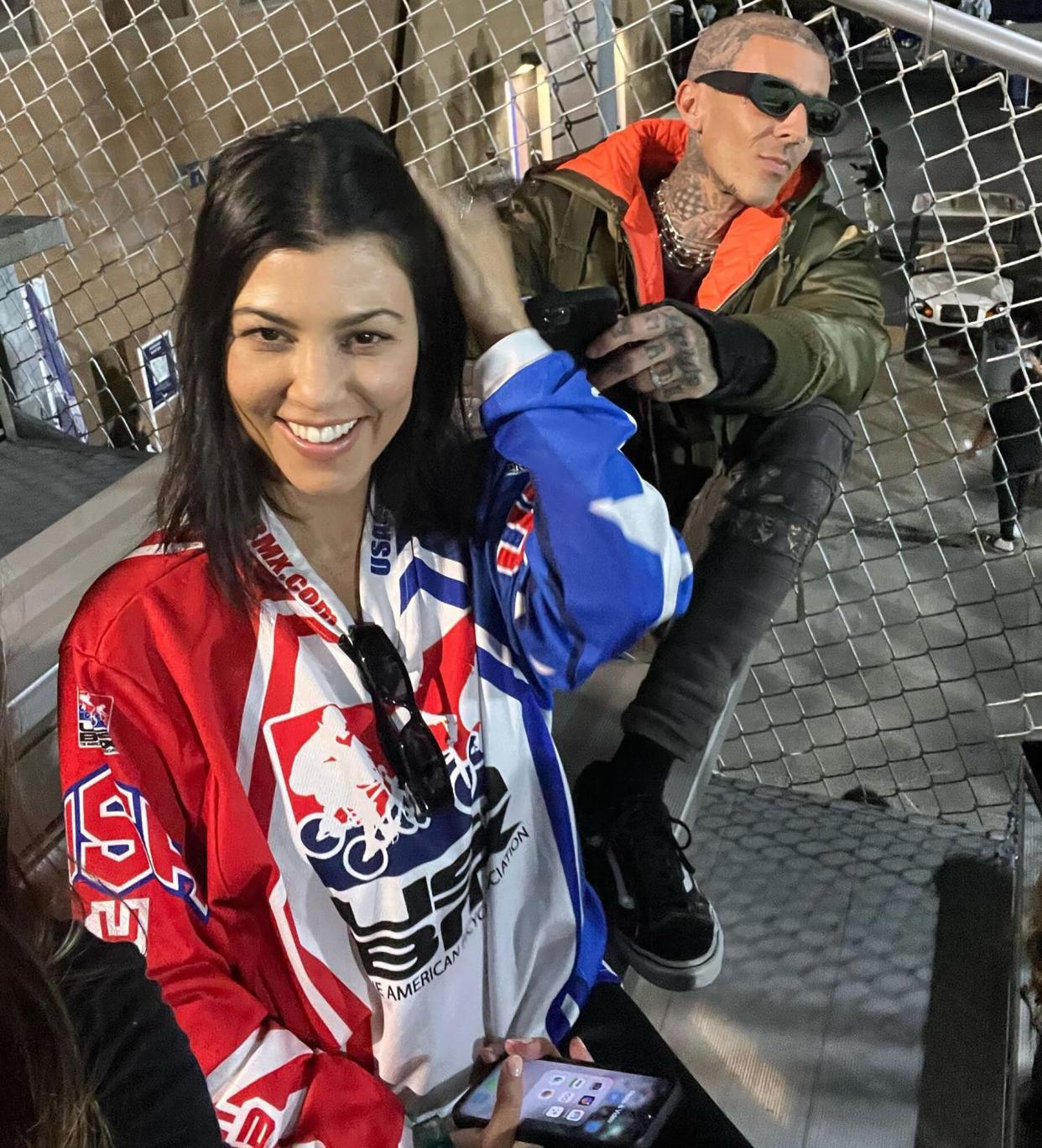 Kourtney Kardashian Celebrates the Return of Fall with Photo Collage Featuring Her Kids and Husband Travis Barker. https://www.instagram.com/p/CjJz9ggrI8j/gshid=YmMyMTA2M2Y%3D. Kourtney Kardashian/Instagram