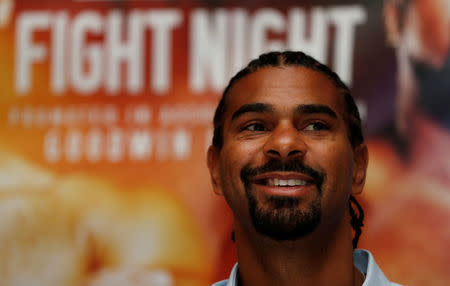 Boxing - David Haye - Hayemake Ringstar Press Conference - London, Britain - September 6, 2017 David Haye during the press conference Action Images via Reuters/John Sibley