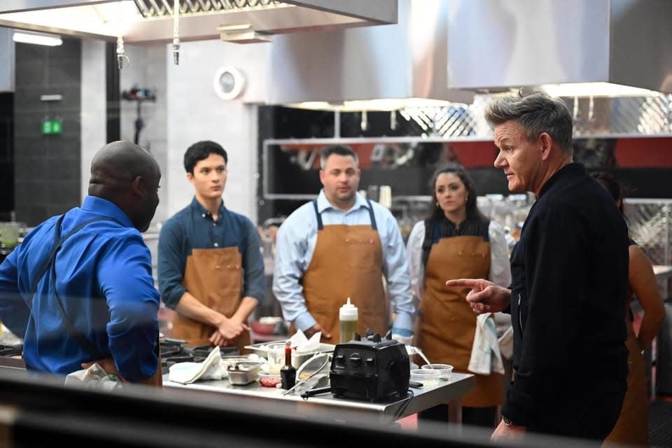 Westminster resident Vincent Alia, center, will be a contestant on Gordon Ramsay's "Next Level Chef" show on Sunday, Feb. 12.