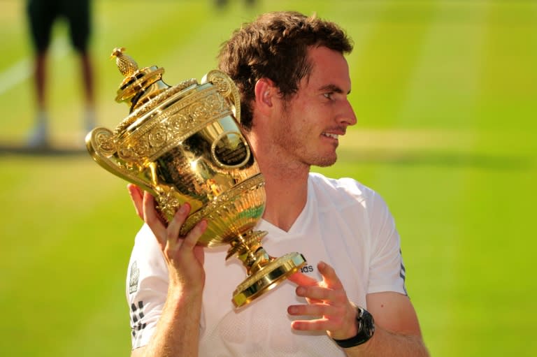 Andy Murray got the better of Novak Djokovic to secure his first Wimbledon title in 2013 in a tough three hour duel prevailing in straight sets