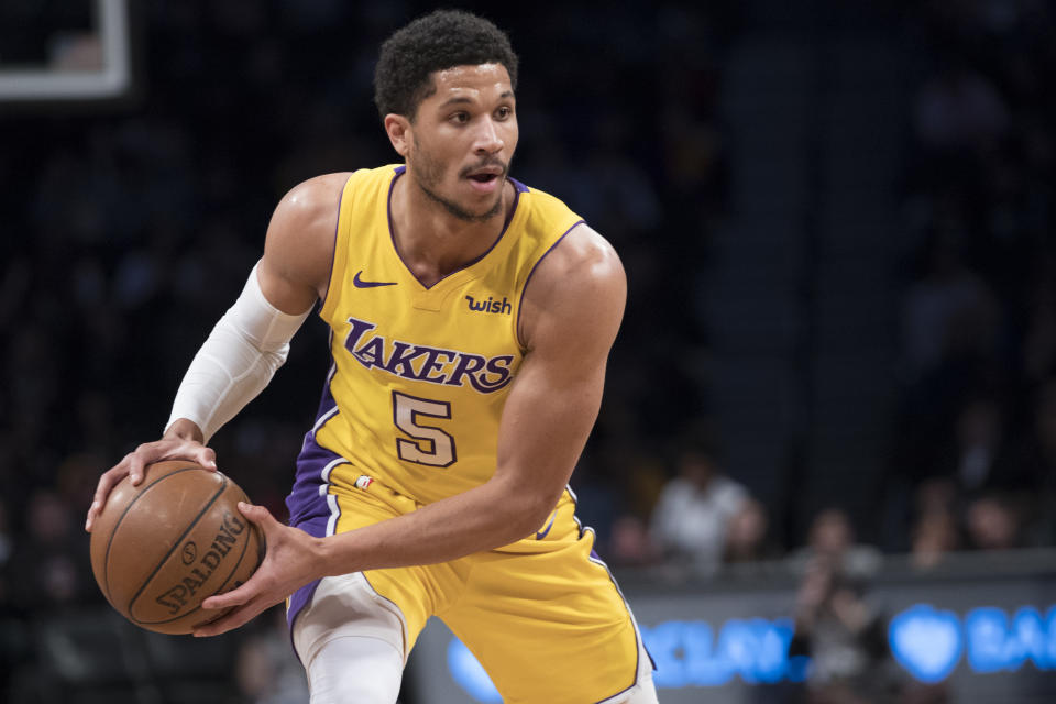 Josh Hart has played 55 games for the Lakers this season. (AP)