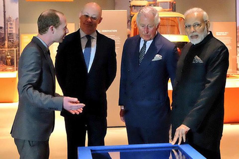 The Prince of Wales and Prime Minister Modi visiting the Science Museum (@ClarenceHouse)