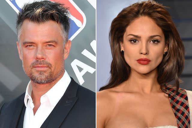 <p>Allen Berezovsky/Getty ; John Shearer/Getty</p> Left: Josh Duhamel attends the NBA Awards Show on June 25, 2018 in Santa Monica, California. Right: Eiza Gonzalez attends the Vanity Fair Oscar Party on March 4, 2018 in Beverly Hills, California.