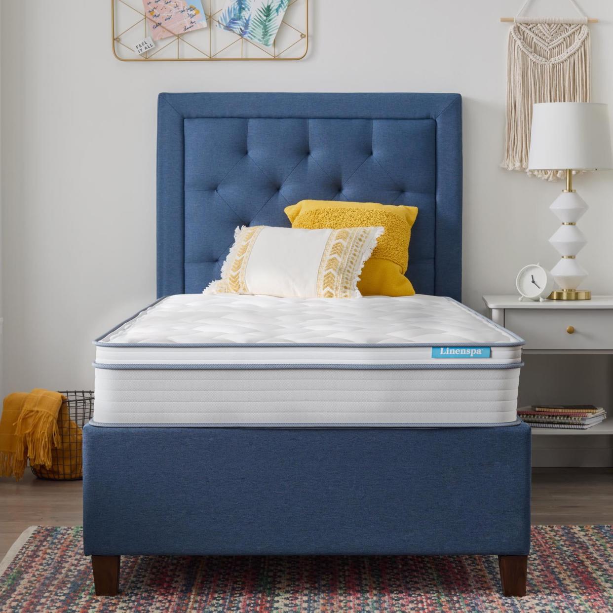 <p><a href="https://go.redirectingat.com?id=74968X1596630&url=https%3A%2F%2Fwww.walmart.com%2Fip%2FLinenspa-Dreamer-8-Hybrid-Mattress-Queen%2F154737687&sref=https%3A%2F%2Fwww.womenshealthmag.com%2Flife%2Fa60745178%2Fmemorial-day-mattress-sales-2024%2F" rel="nofollow noopener" target="_blank" data-ylk="slk:Shop Now;elm:context_link;itc:0;sec:content-canvas" class="link rapid-noclick-resp">Shop Now</a></p><p>Dreamer 8 Hybrid Mattress</p><p>walmart.com</p><p>$188.00</p>