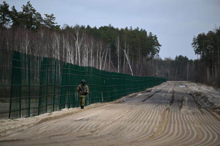 Belarusian border guards 