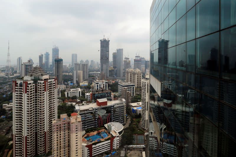 General view of Mumbai's central financial district