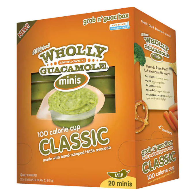 Costco Wholly Guacamole classic guacamole mini cup