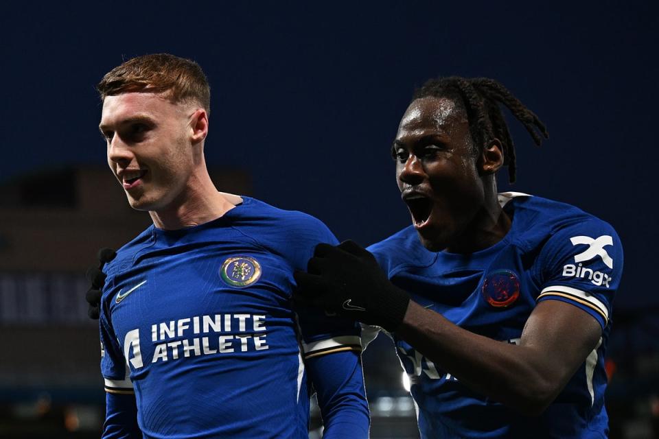 Cole Palmer enjoyed a perfect night for the Blues (Chelsea FC via Getty Images)