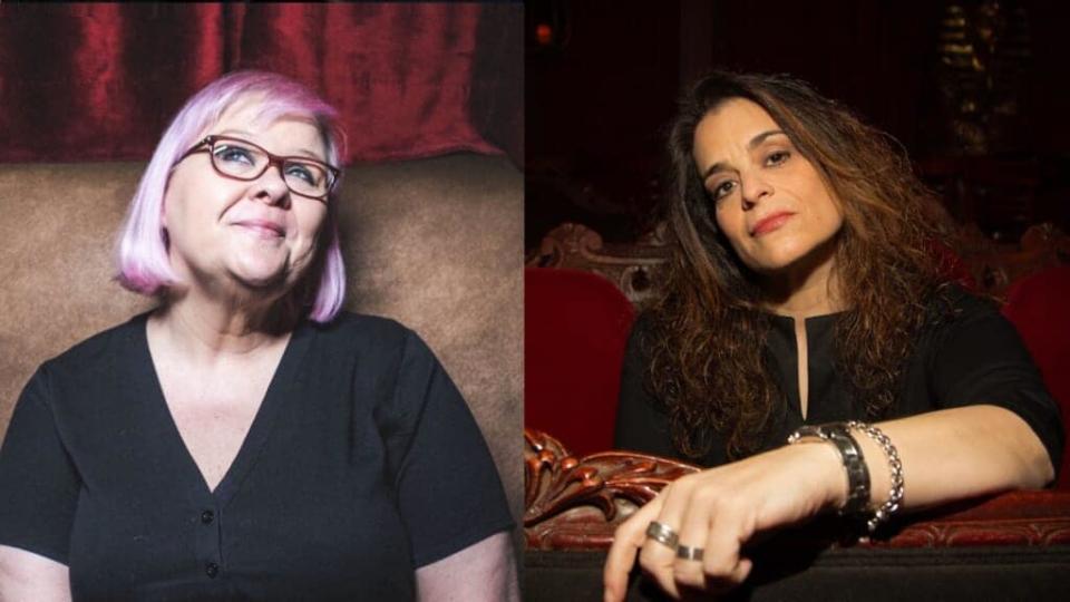 From left, comedians Bobbie Oliver and Jessica Kirson (Courtesy of Oliver and Kirson)