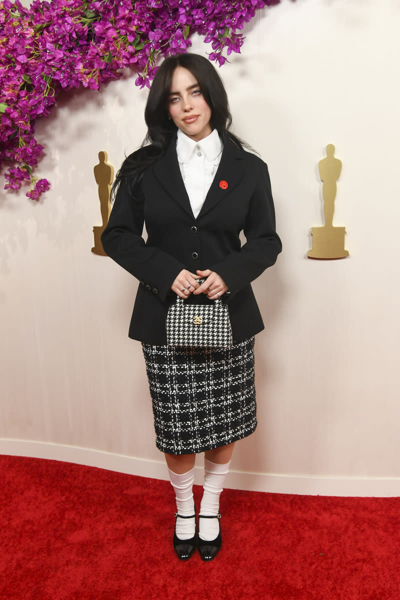 Billie Eilish at the 96th Annual Oscars held at Ovation Hollywood on March 10, 2024 in Los Angeles, California.