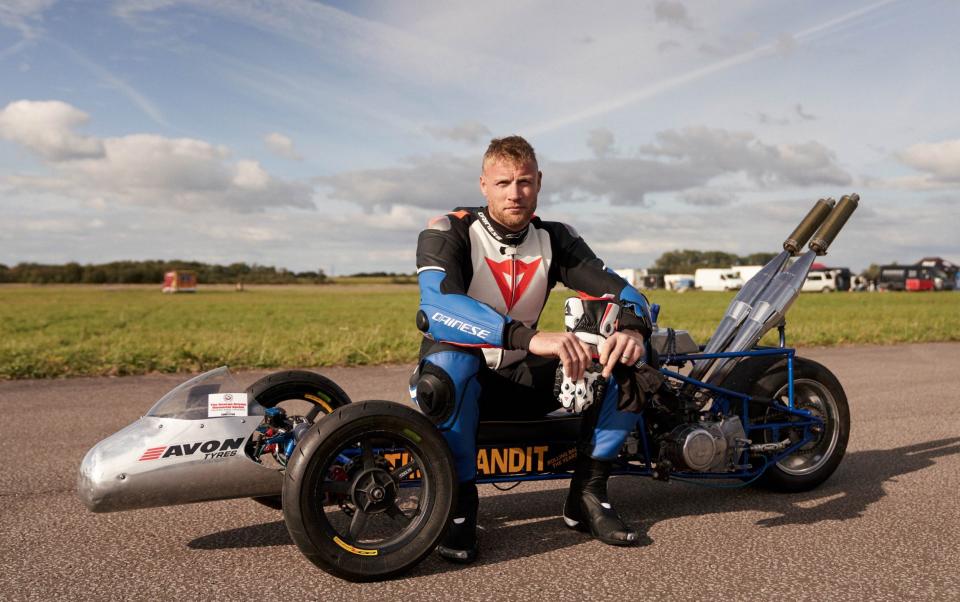 Andrew Flintoff, who was seriously injured in an accident while filming for Top Gear