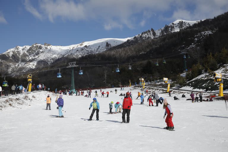 El playpark de la base del Catedral abrió con las primeras nevadas