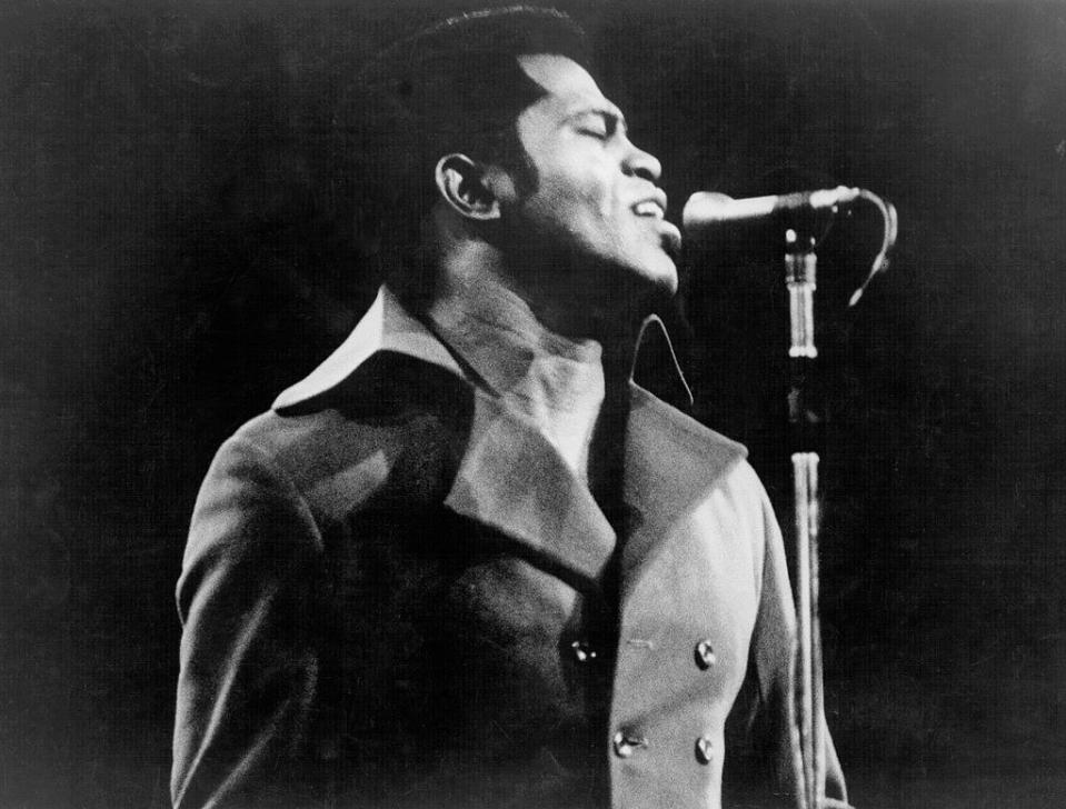 James Brown singing