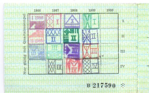 The ID was revalidated from 1986 to 1989 - Credit: Stasi-Unterlagen-Archiv Dresden