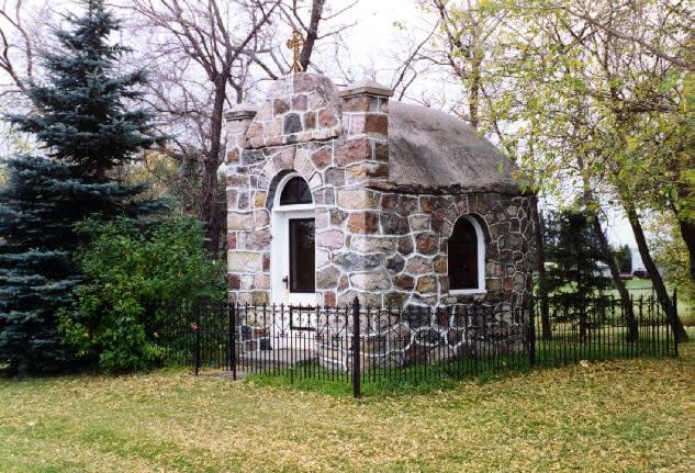 Siracky Chapel is located northeast of Mundare. It's also known as the Church of the Weary Traveller.