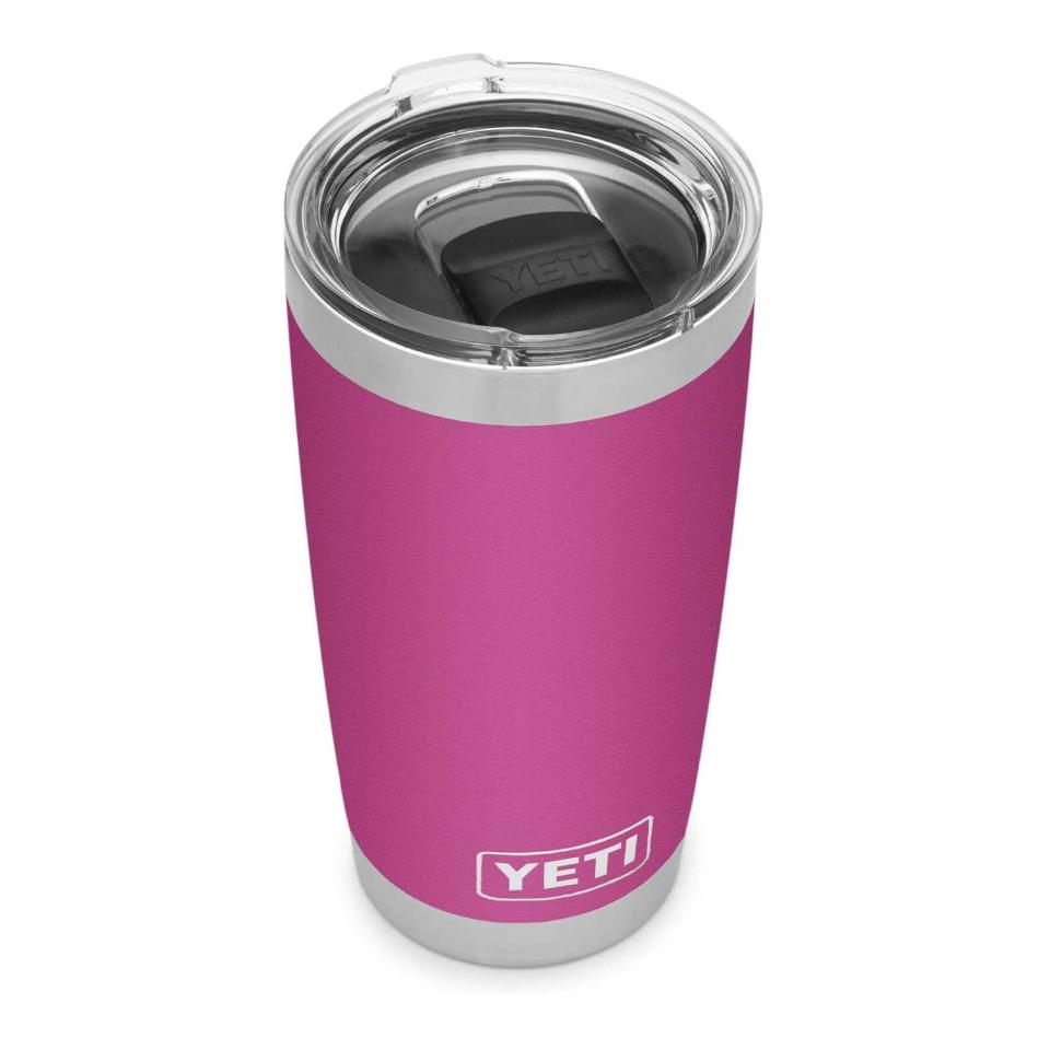 Best Insulted Tumbler for Coffee: YETI Rambler 20 oz Tumbler, Stainless Steel, Vacuum Insulated with MagSlider Lid