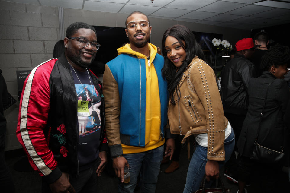 Michael B. Jordan, Tiffany Haddish and Lil Rel Howery