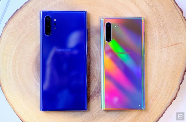 A 5G version of the smaller Samsung Galaxy Note 10 exists, but isn