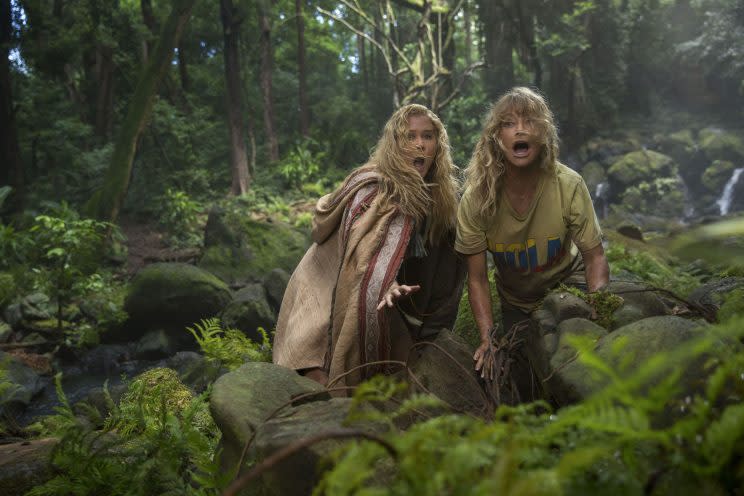 Goldie Hawn with Amy Schumer in <em>Snatched.</em> (Photo: Justina Mintz)