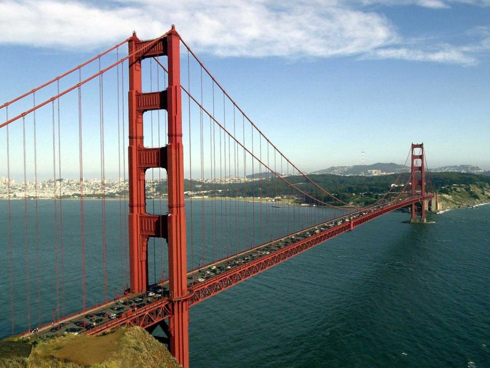 The Golden Gate Bridge, San Francisco (Getty)