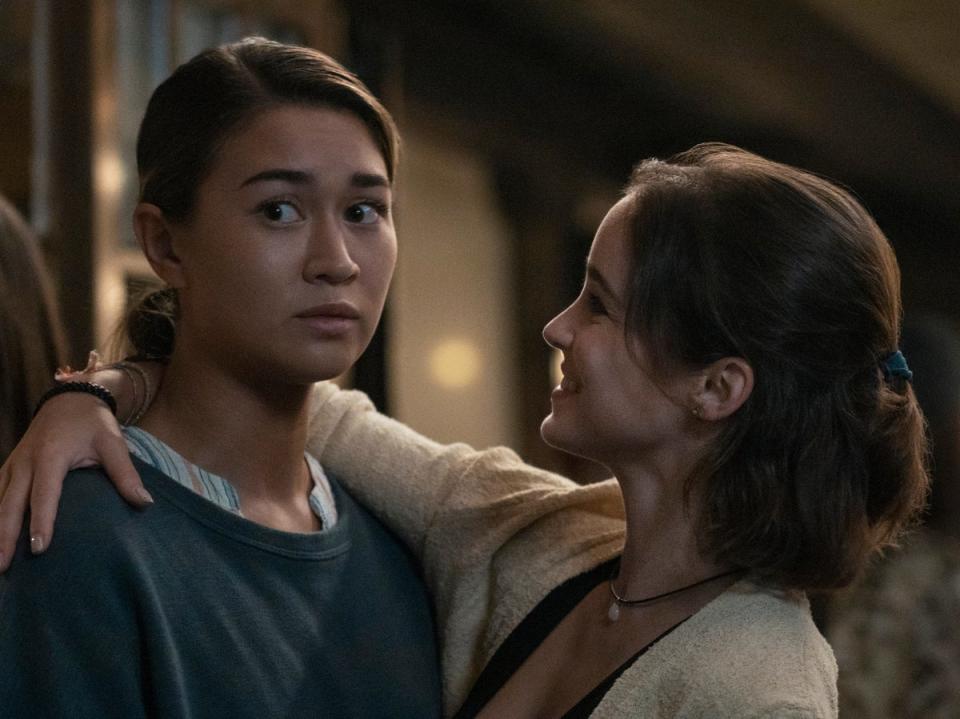 Kristina Tonteri-Young and Alba Baptista in ‘Warrior Nun’, which was cancelled by Netflix after two seasons (Manolo Pavón/Netflix)