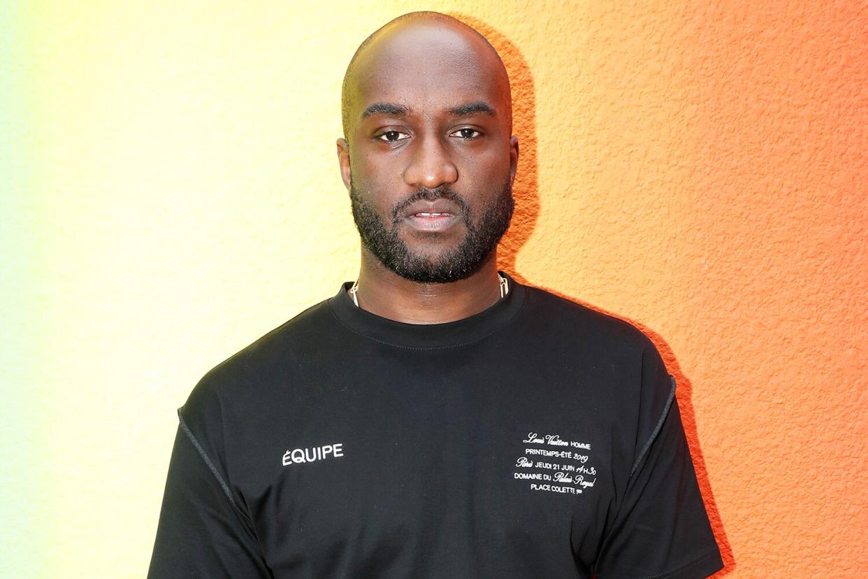 Virgil Abloh poses after the Louis Vuitton Menswear Spring/Summer 2019 show as part of Paris Fashion Week on June 21, 2018 in Paris, France.