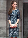 <p>Kate wore this stunning lace Cecille shift, designed by Canada's Erdem Moralioglu, on her visit to the country in 2011. <a rel="nofollow noopener" href="http://twitter.com/y7lifestyle" target="_blank" data-ylk="slk:Follow Yahoo7 Lifestyle on Twitter;elm:context_link;itc:0;sec:content-canvas" class="link ">Follow Yahoo7 Lifestyle on Twitter</a></p>