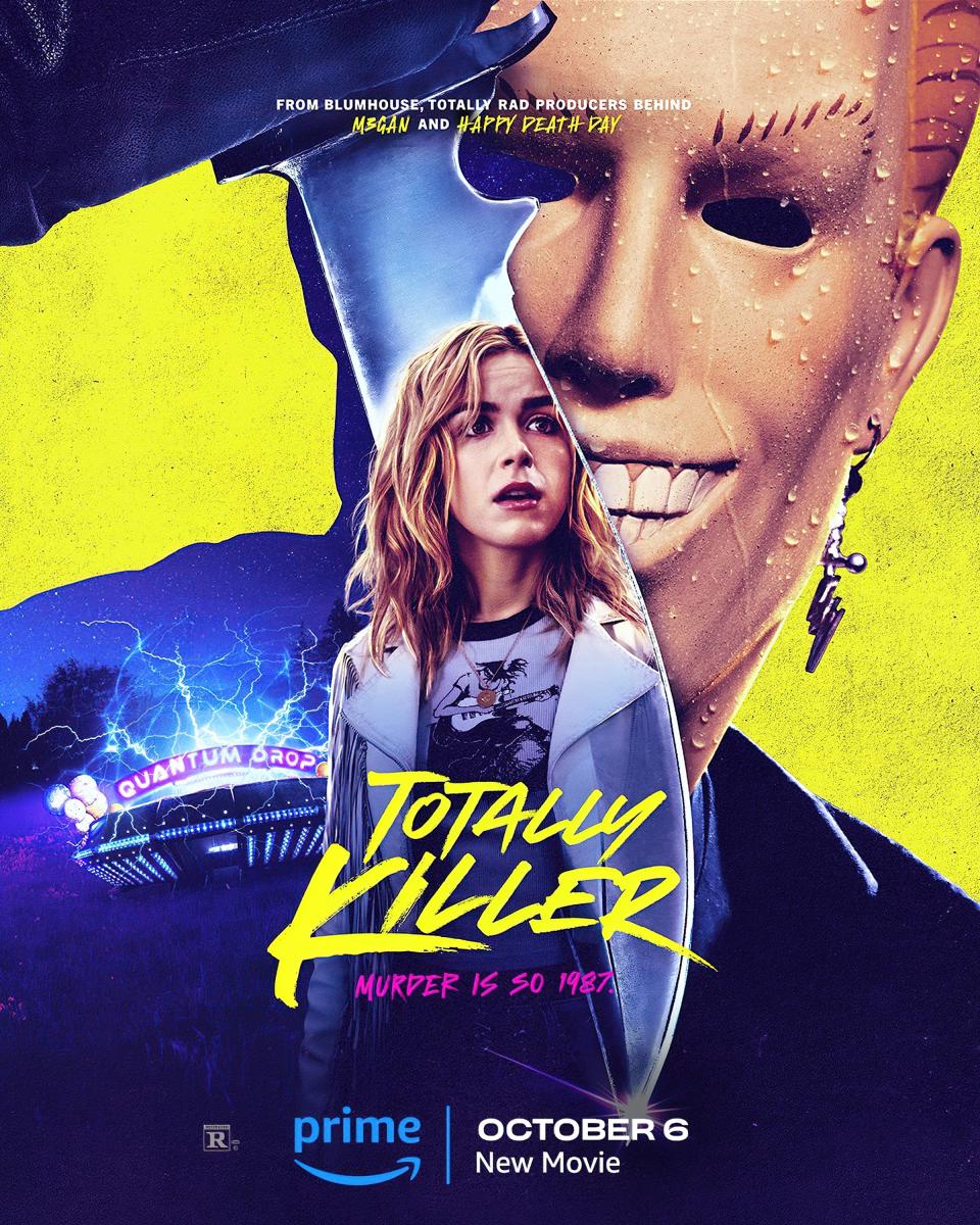 TOTALLY KILLER, US poster, Kiernan Shipka, 2023. © Amazon Prime Video / Courtesy Everett Collection