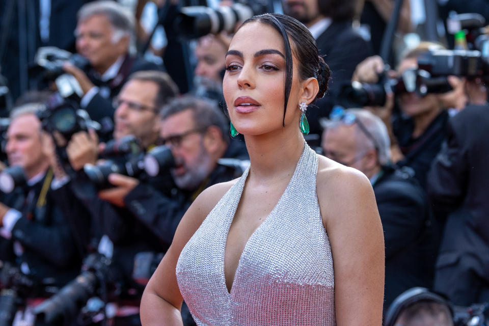 CANNES, FRANCE - MAY 25: Model Georgina Rodriguez attends the screening of 