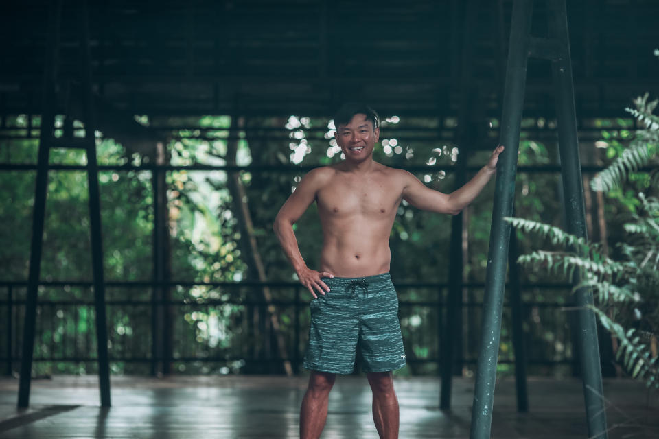 Jay's SwimRay school combines accidental survival swimming techniques with competitive swimming skills. 