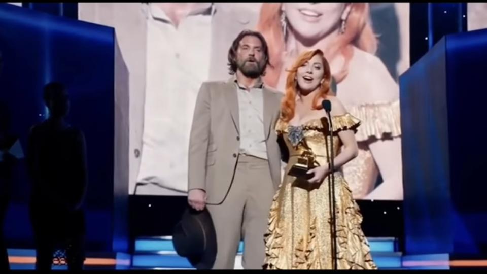 Lady Gaga and Bradley Cooper in A Star is Born