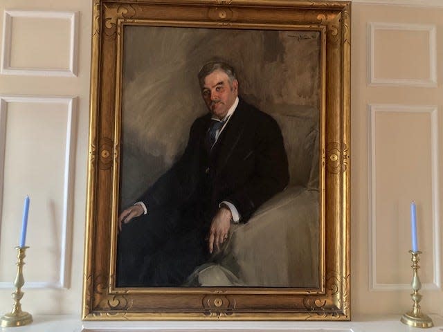 A portrait of W.W. Fuller hangs in First Presbyterian Church on Ann Street in downtown Fayetteville.