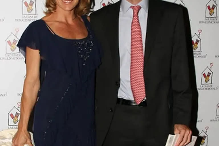 Paula Trapani junto al financista Sebastián Loketek