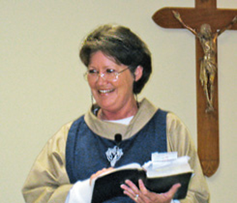 Sister Brigid O’Mahony of the Binghamton-based Missionaries of the Heart of Jesus.