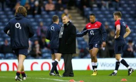 Rugby Union - Scotland v England - RBS Six Nations Championship 2016 - Murrayfield Stadium, Edinburgh, Scotland - 6/2/16 England head coach Eddie Jones before the game Action Images via Reuters / Lee Smith Livepic EDITORIAL USE ONLY.