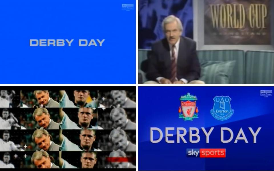 Derby Day on Sky continued football broadcasting's tradition of going heavy on the montages - SKY SPORTS/BBC