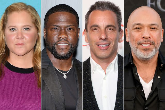 <p>ANGELA WEISS/AFP via Getty Images; Dimitrios Kambouris/Getty Images; Gabe Ginsberg/WireImage; Frazer Harrison/GA/The Hollywood Reporter via Getty Images</p> Amy Schumer; Kevin Hart; Sebastian Maniscalco; Jo Koy