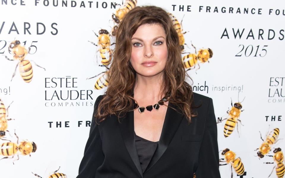 Das Model Linda Evangelista (hier bei einer Preisverleihung 2015) hat sich lange aus der Öffentlichkeit zurückgezogen. (Bild: 2015 Gilbert Carrasquillo / FilmMagic)