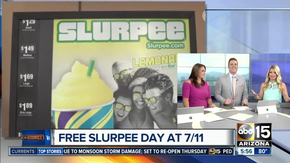 Free slurpee day at 7Eleven locations