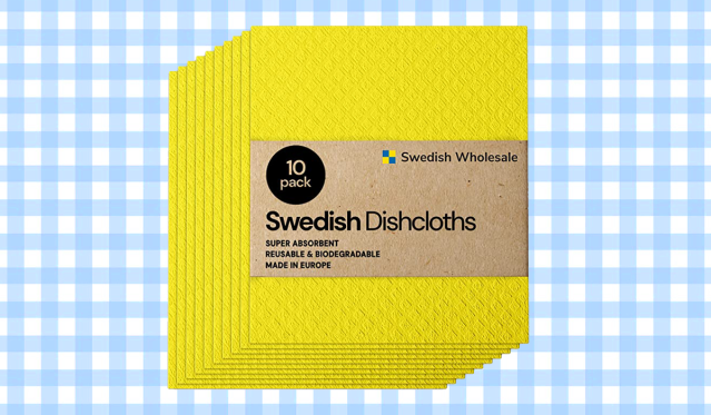 42,000+  shoppers swear by Swedish Dishcloths — get them for $4 a pop