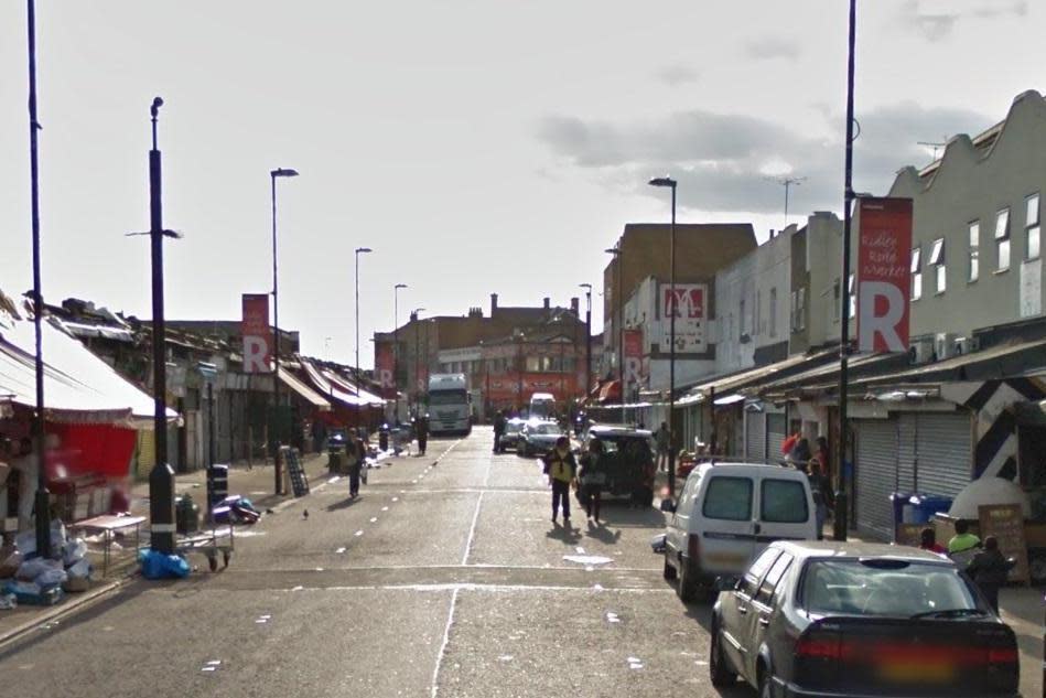 Ridley Road Market in Dalston. (Google)