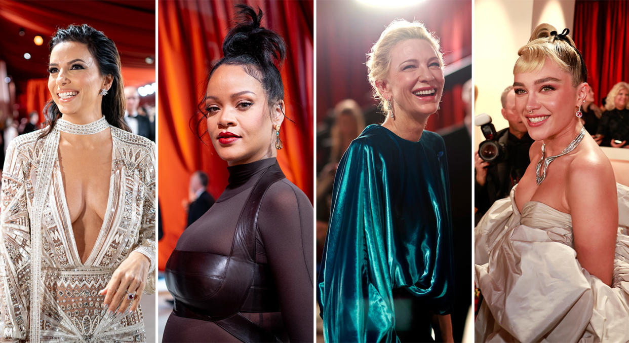 The 2023 Oscars red carpet had the stars back at the top of their style game. (Getty Images/Yahoo Life UK)