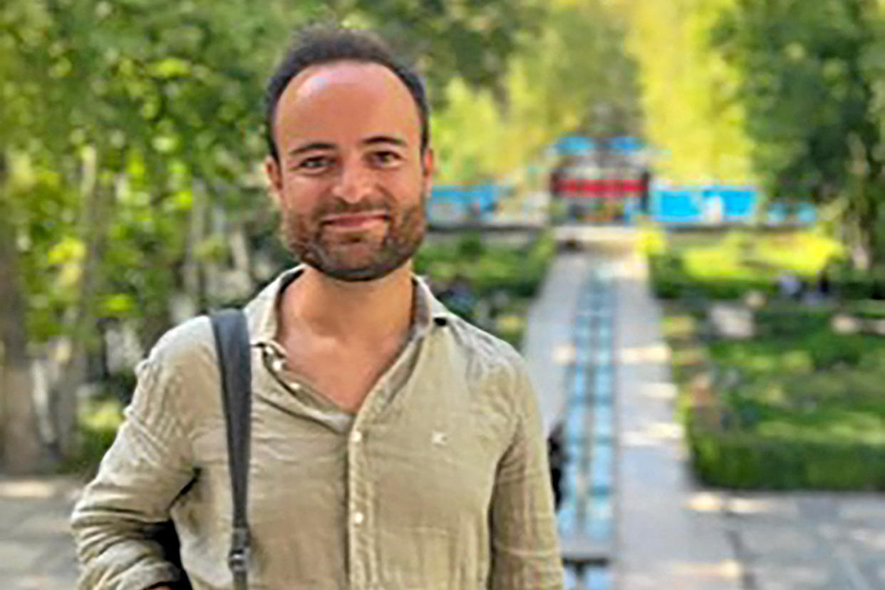  Louis Arnaud, un consultant de 35 ans, avait été arrêté le 28 septembre 2022 à Téhéran.   - Credit:HANDOUT / FAMILY HANDOUT / AFP