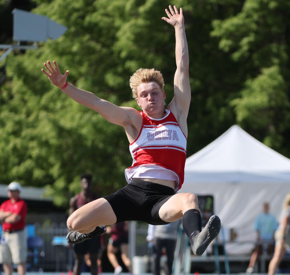 Action from the Utah high school track and field championships at BYU in Provo on Friday, May 19, 2023. | Jeffrey D. Allred, Deseret News