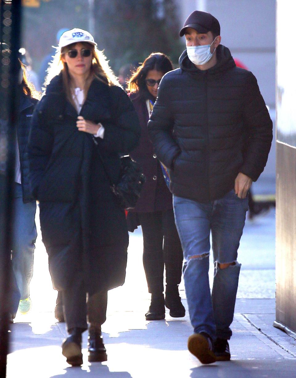 EXCLUSIVE: Robert Pattinson and girlfriend Suki Waterhouse spotted on a romantic stroll in New York City