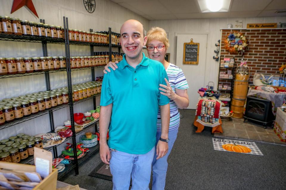 Debbie Wood helped her son start a successful jam shop in Warwick  called We Be Jammin'.